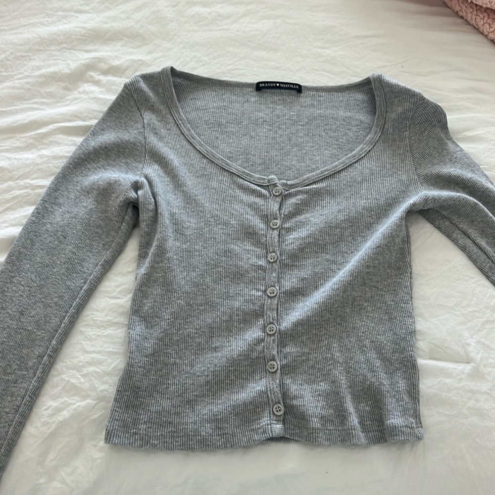 gray brandy mivile long sleeve